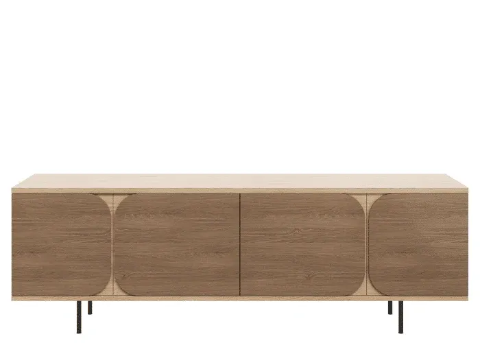 DD Rocher 4 Door Credenza