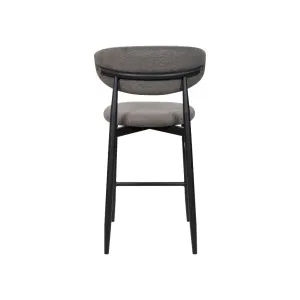 VI Louis Fabric Upholstered Metal Leg Bar Stool thumbnail 6