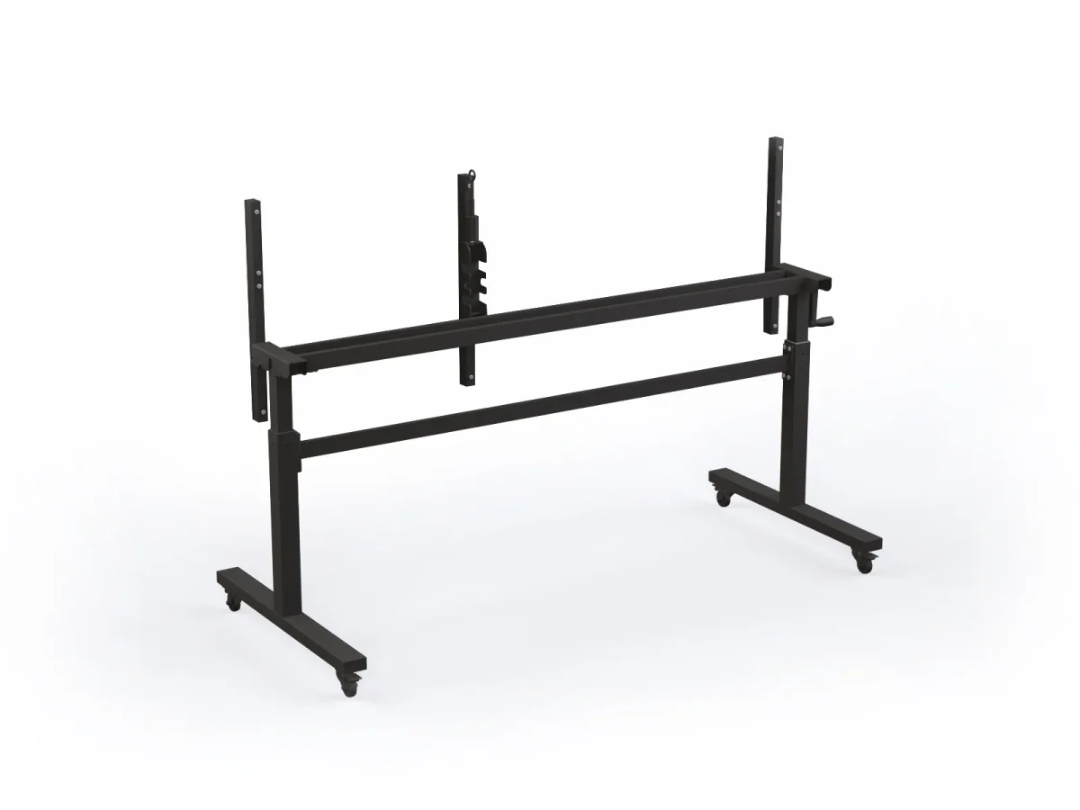 OL Axis Height Adjustable Mobile Flip Table Frame