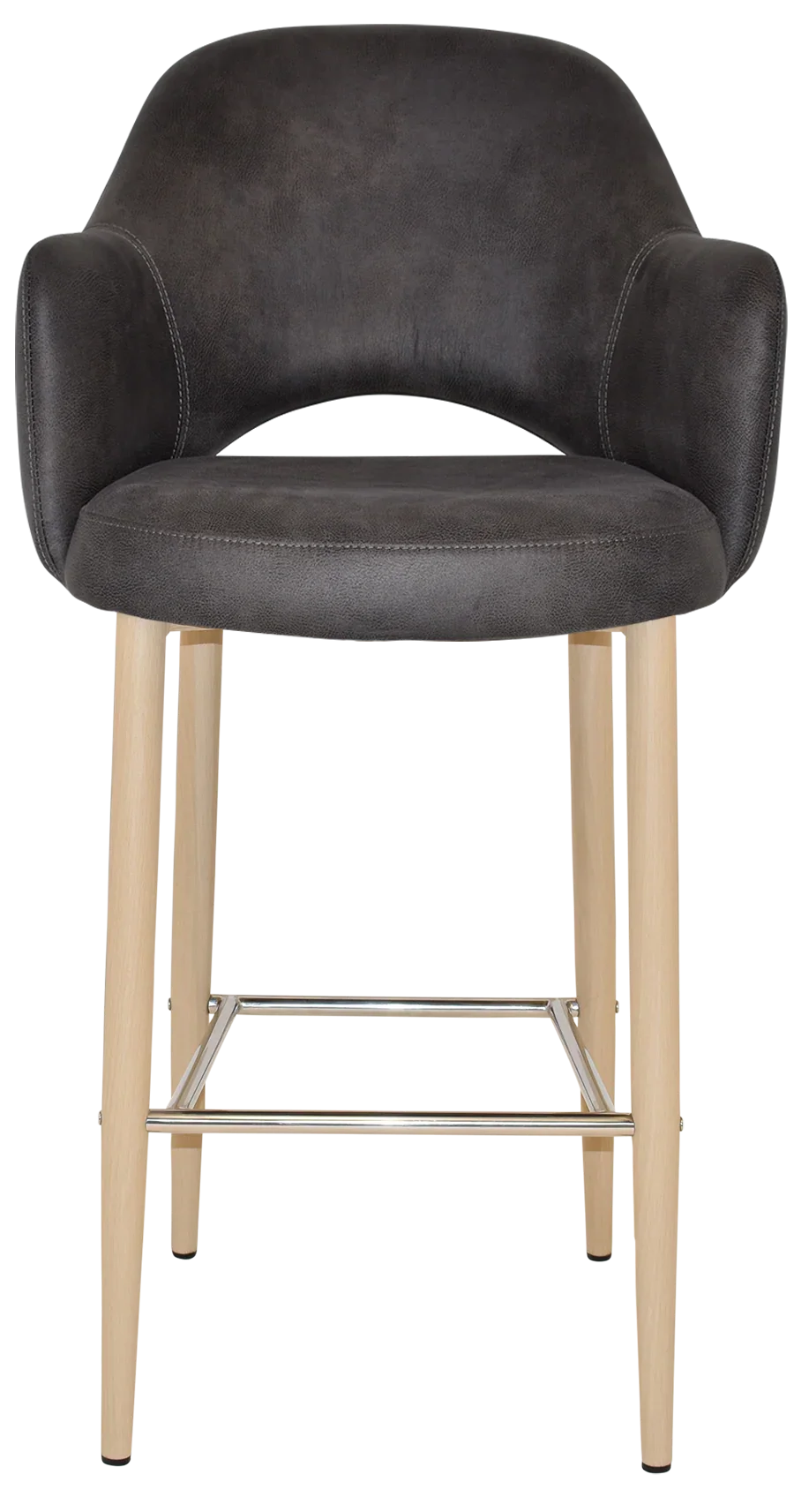 EZ STOOL ALBURY ARM 750 METAL BIRCH