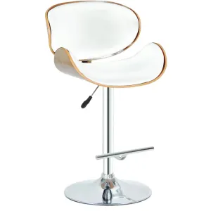 VI Monaco PU Upholstered Height Adjustable Bar Stool thumbnail 4