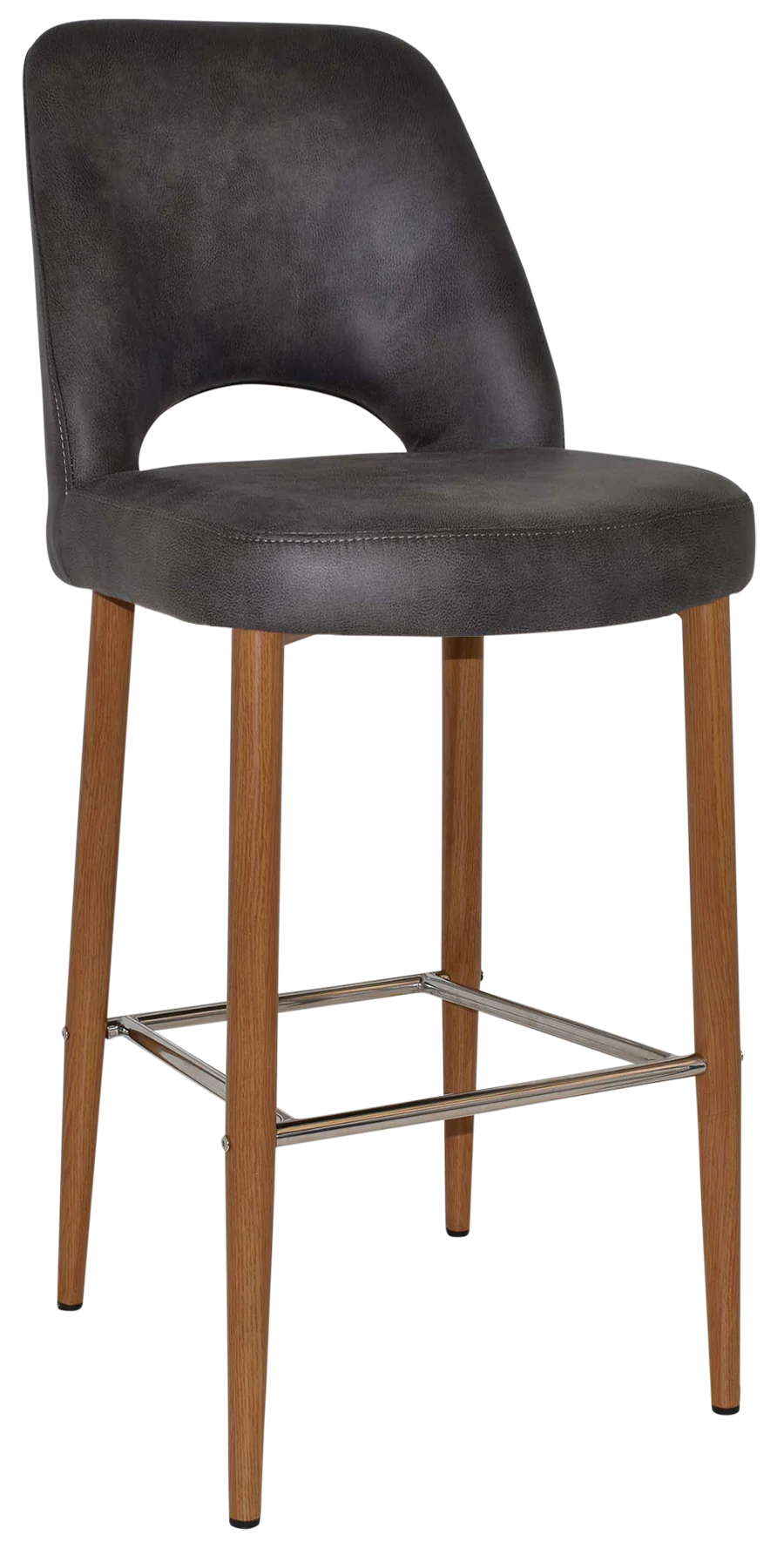 EZ STOOL ALBURY SIDE 750 METAL LIGHTOAK