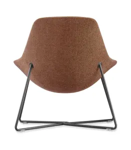 RL Lutie Cross Fabric Upholstered Breakout Chair thumbnail 4