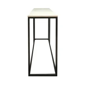 VI Suez Marble Top Metal Leg Console Table thumbnail 3