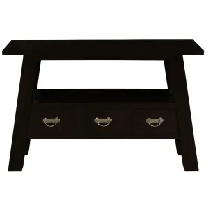 CT Tokyo Solid Timber 3 Drawer Sofa Table thumbnail 5