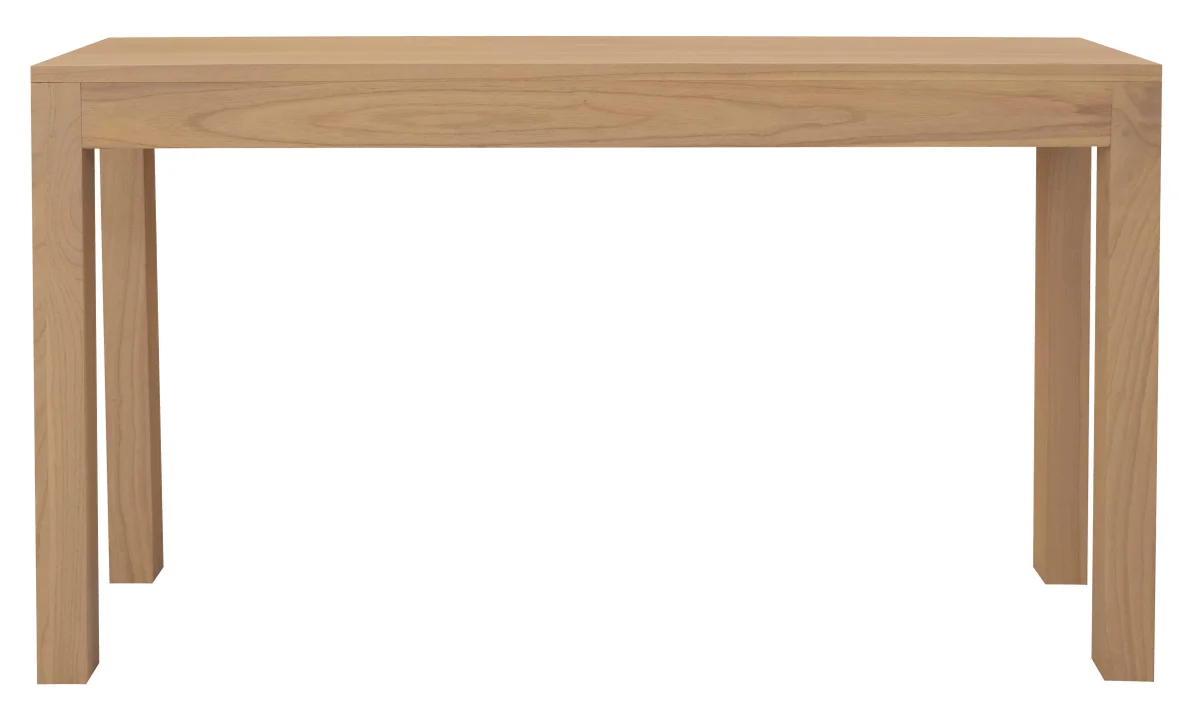 CT Amsterdam Solid Mindi Timber 2 Drawer Sofa Table