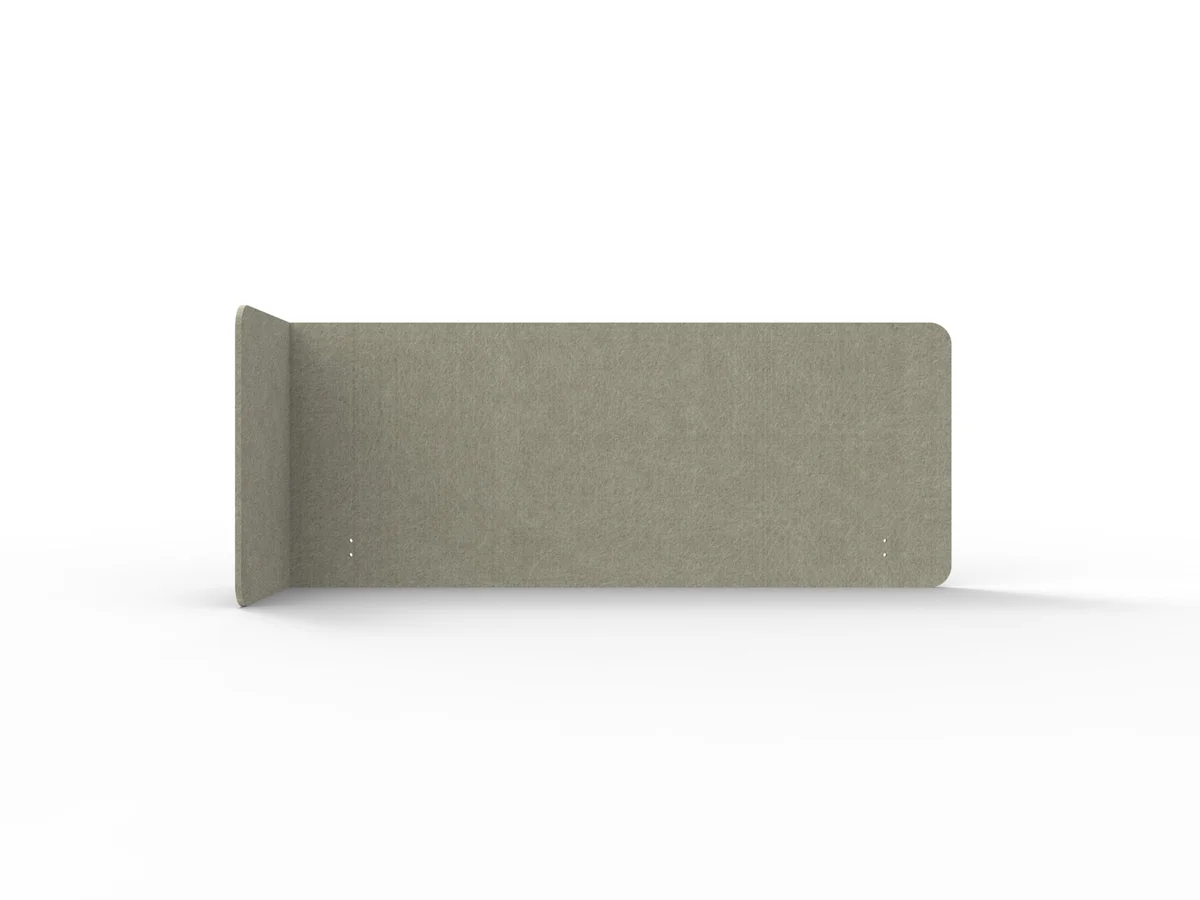 RL Acouline  Quarter Left End Wrap Screen for Workstation