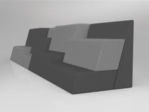 OL Motion Grandstand 4 Seater Breakout Area Tiered Seating thumbnail 2