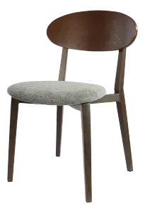 FL Atlanta Fabric Upholstered Seat Hospitality Stackable Dining Chair thumbnail 3
