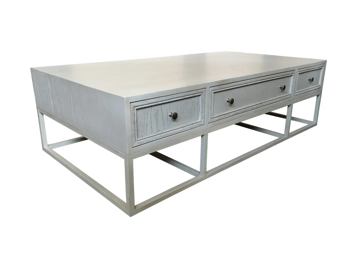 MF Tubetti Metal Base 6-Drawer Coffee Table