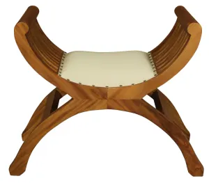 CT Sloan Solid Timber Fabric Seat Ottoman thumbnail 7