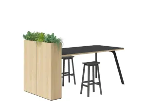 DD Toro Garden High Table with 2 Door Cupboard thumbnail 1
