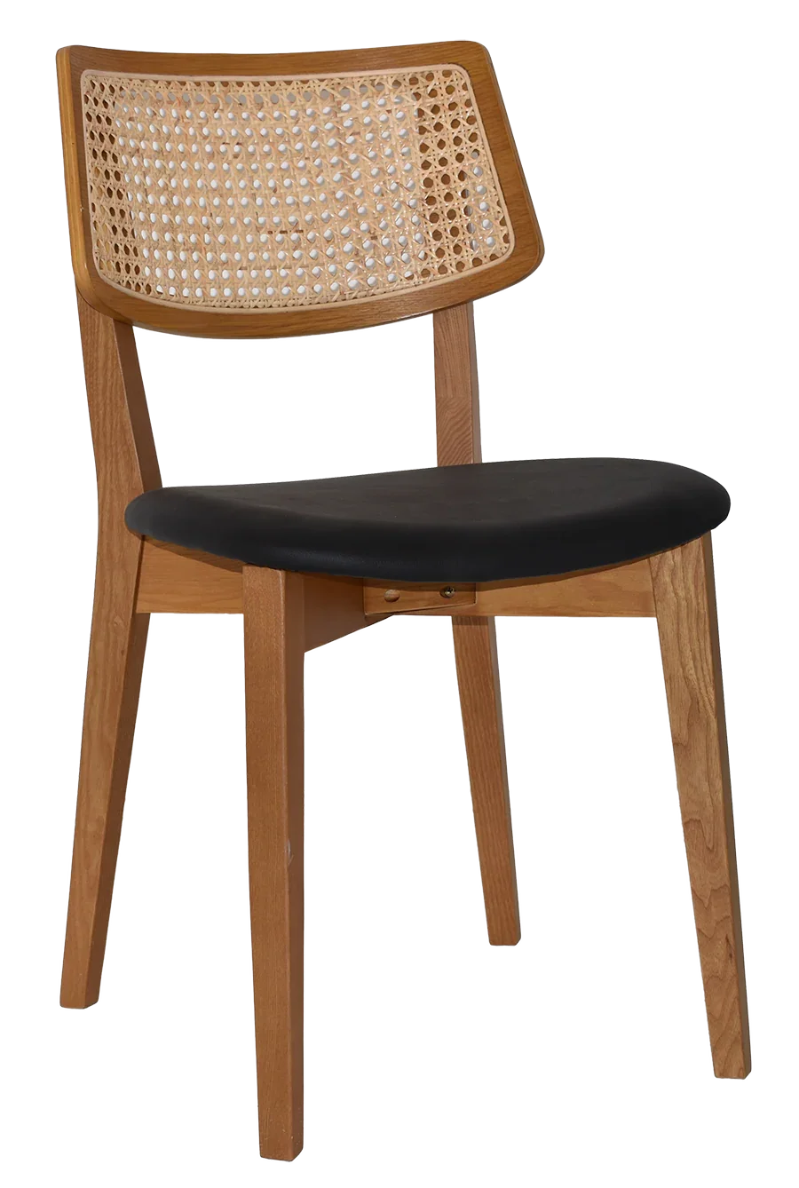 EZ Phoenix Solid Timber Framed Rattan Back Hospitality Dining Chair