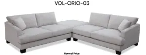 VI Orion LHF/RHF 2.5 Seater Sofa with Ottoman-Charcoal thumbnail 2