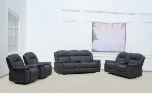 BT Paragon Fabric Upholstered 3 Seater Electric Recliner Lounge thumbnail 12