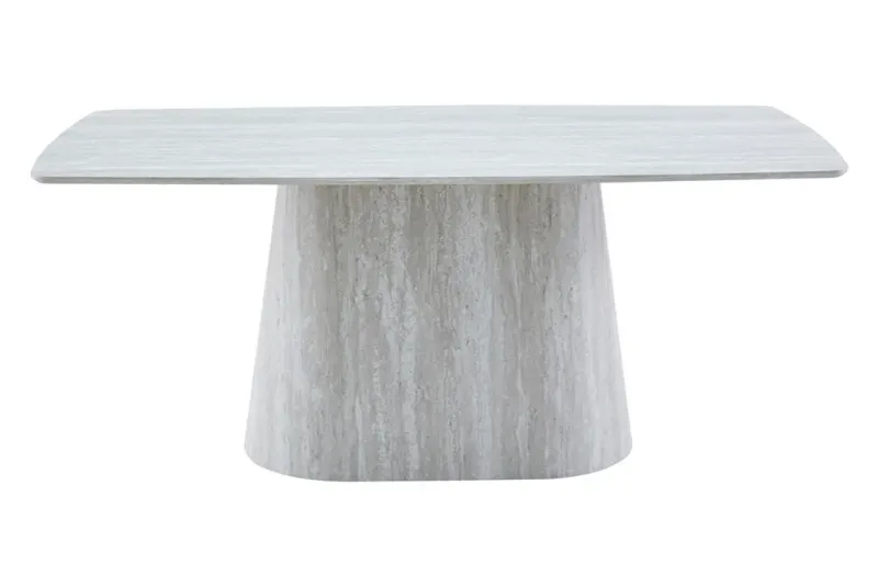 VI Haven Pedestal Base Rectangular Dining Table