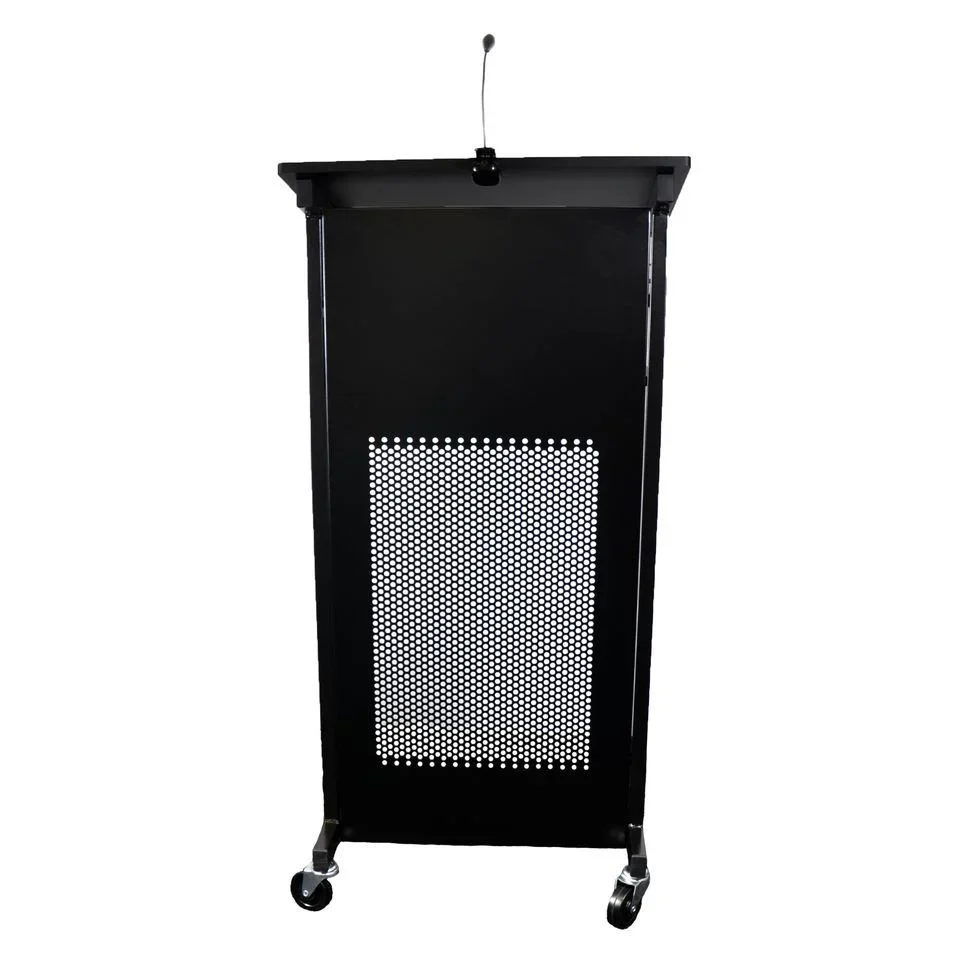 RL Heavy Duty Lectern with Melamine Shelves and Castors