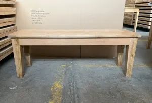 MF Solid Oak Timber Dining Bench thumbnail 3
