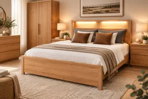 MD Deluxe Messmate Timber Double Bed thumbnail 3