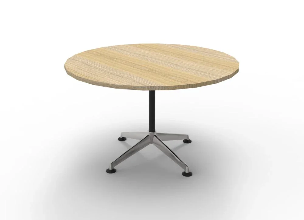 RL Typhoon Aluminium Base Round Meeting Table