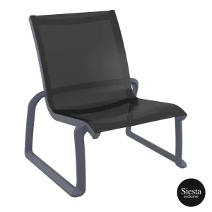 FL Pacific Hospitality Outdoor Stackable Lounge Chair thumbnail 2