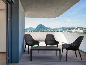 FL Sky 3 Piece Outdoor Lounge Setting with Coffee Table thumbnail 2