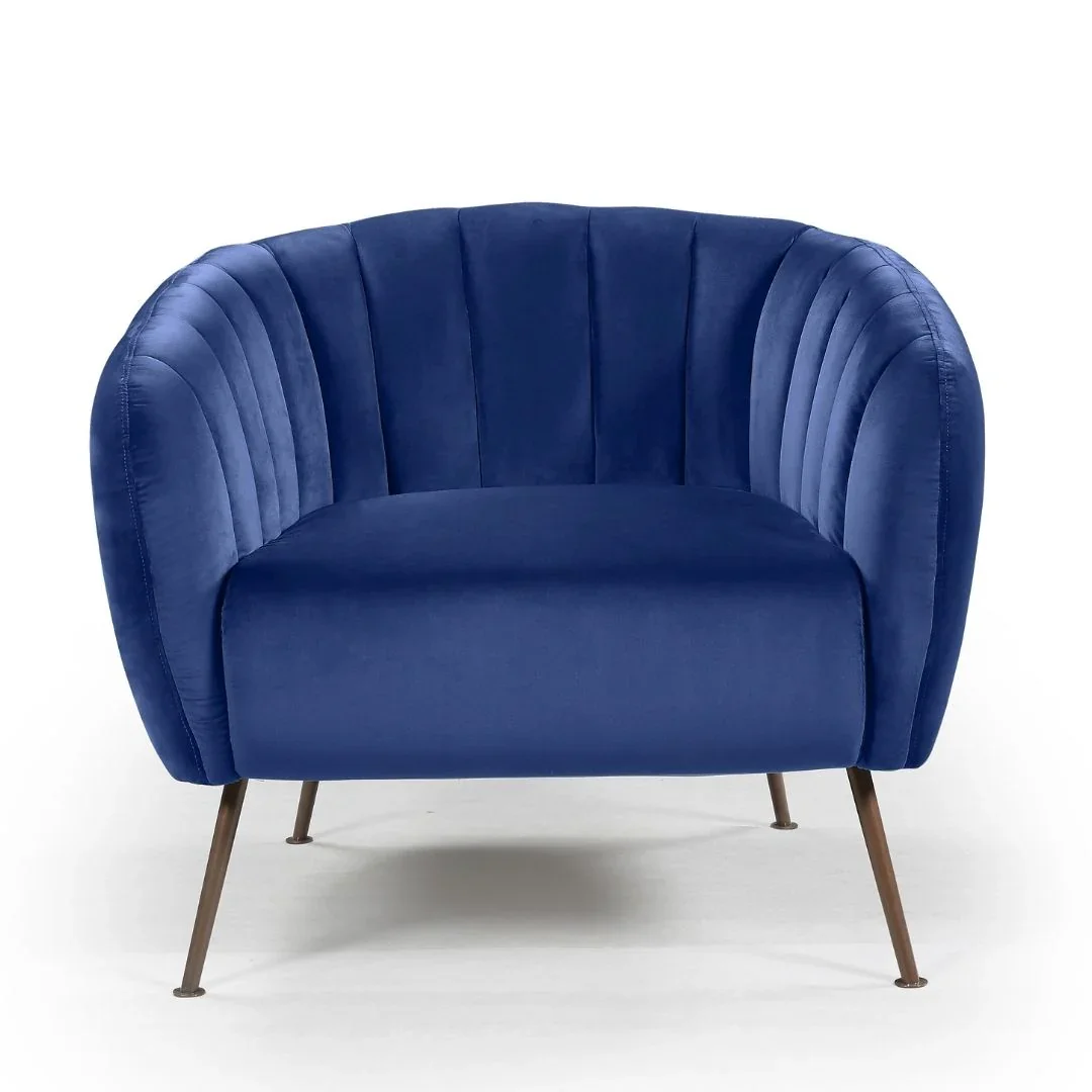 BT Monet Velvet Upholstered Accent Chair