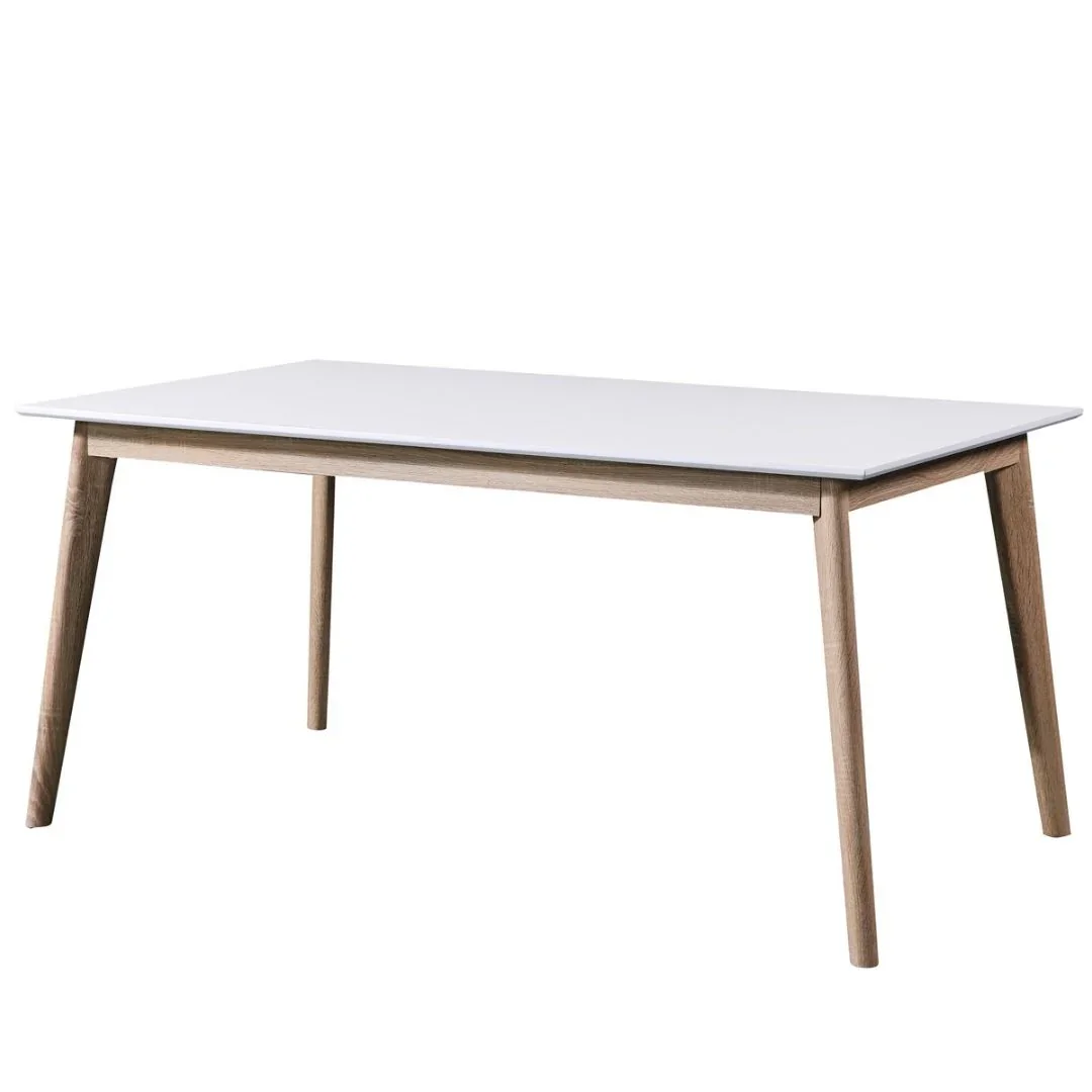 BT Oslo Solid Timber Framed Melamine Top Square Dining Table