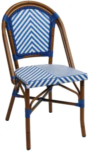 EZ Amalfi Synthetic Wicker Aluminium Frame Outdoor Dining Chair thumbnail 1
