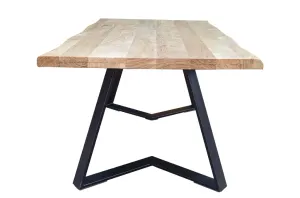 VI Juniper Metal Legs Timber Top Coffee Table thumbnail 2