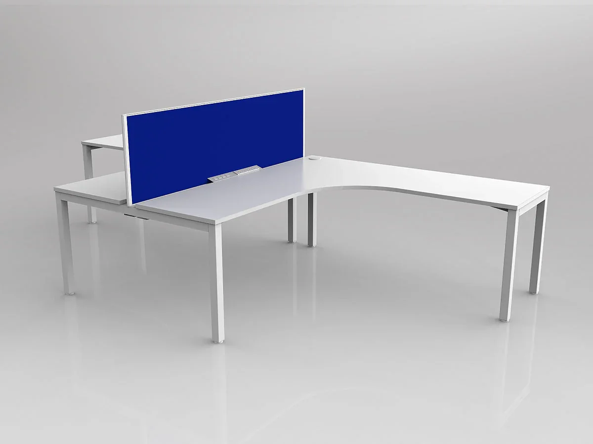 OL Axis 2 User 90° Workstation with Screen - Breathe Fabric