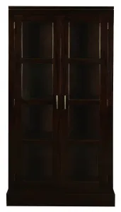 CT Paris Solid Timber 2 Door Display Cabinet thumbnail 1