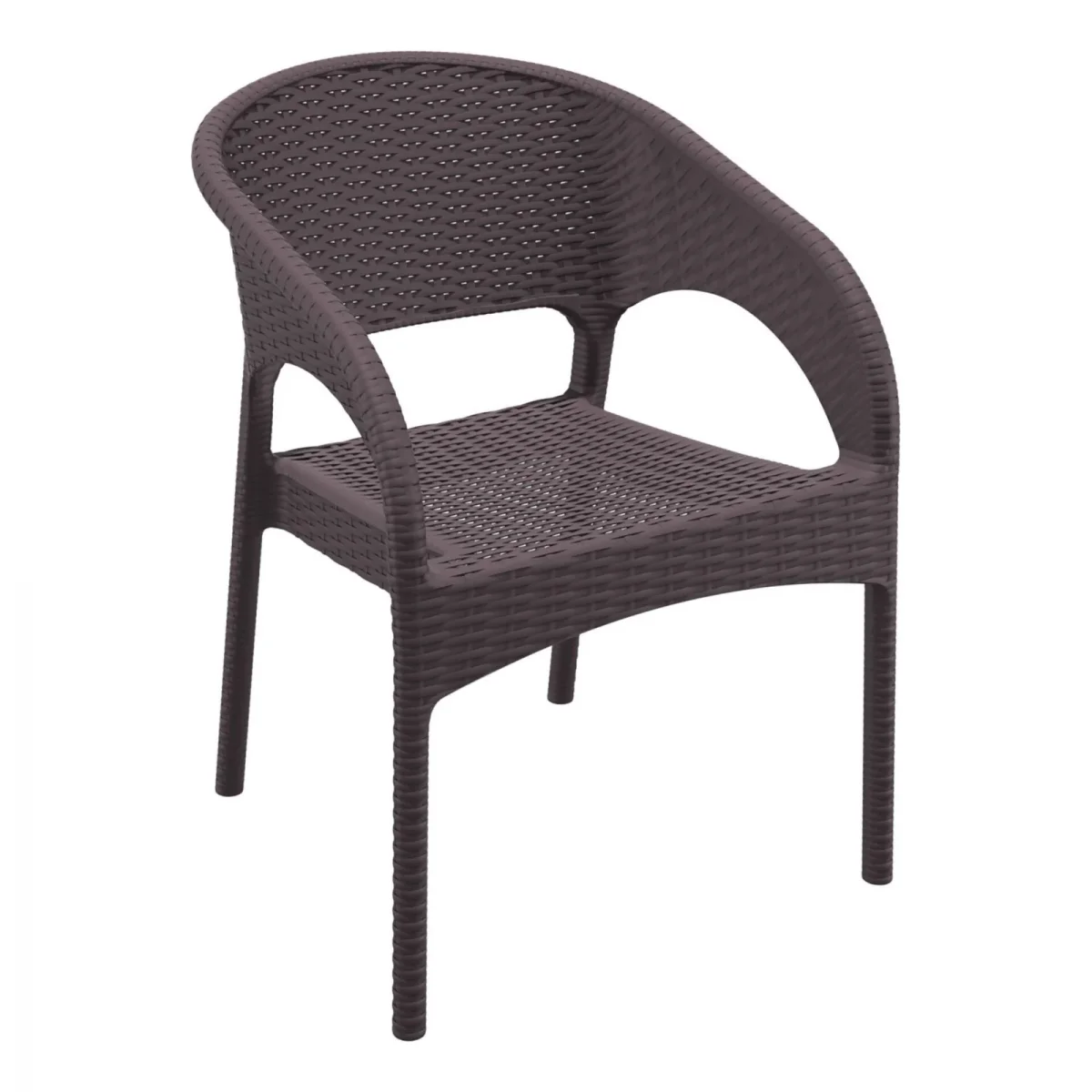 FL 7 Piece Outdoor Extendable Dining Table Setting with Panama Rattan Armchair thumbnail 9