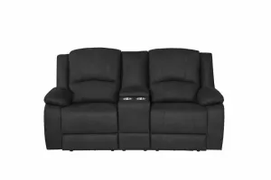 VI Captain 3 Seater Fabric Electric Recliner Lounge with Dropdown Table thumbnail 3