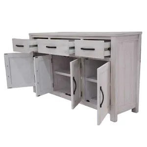 VI Florida Solid Timber 4 Door 3 Drawer Buffet thumbnail 4