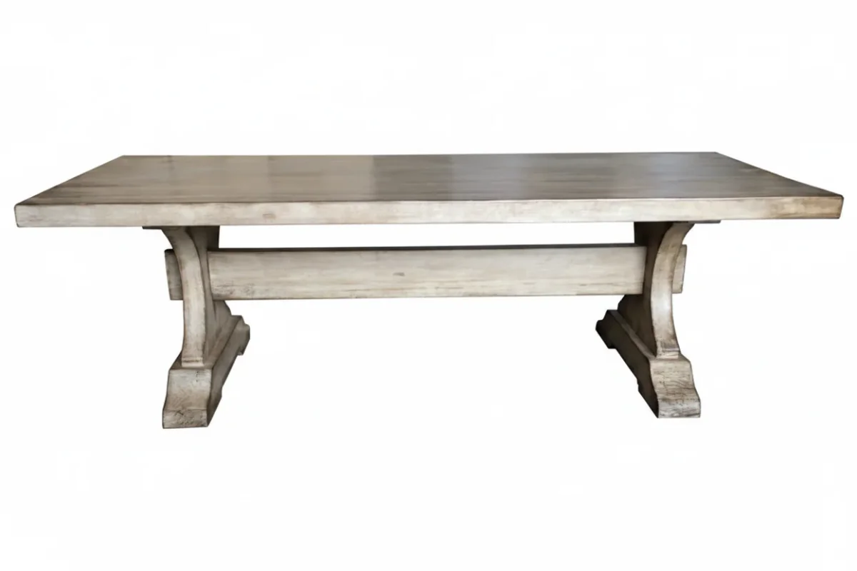 MF Chapel Recycled Oregon Timber Antique Look Dining Table