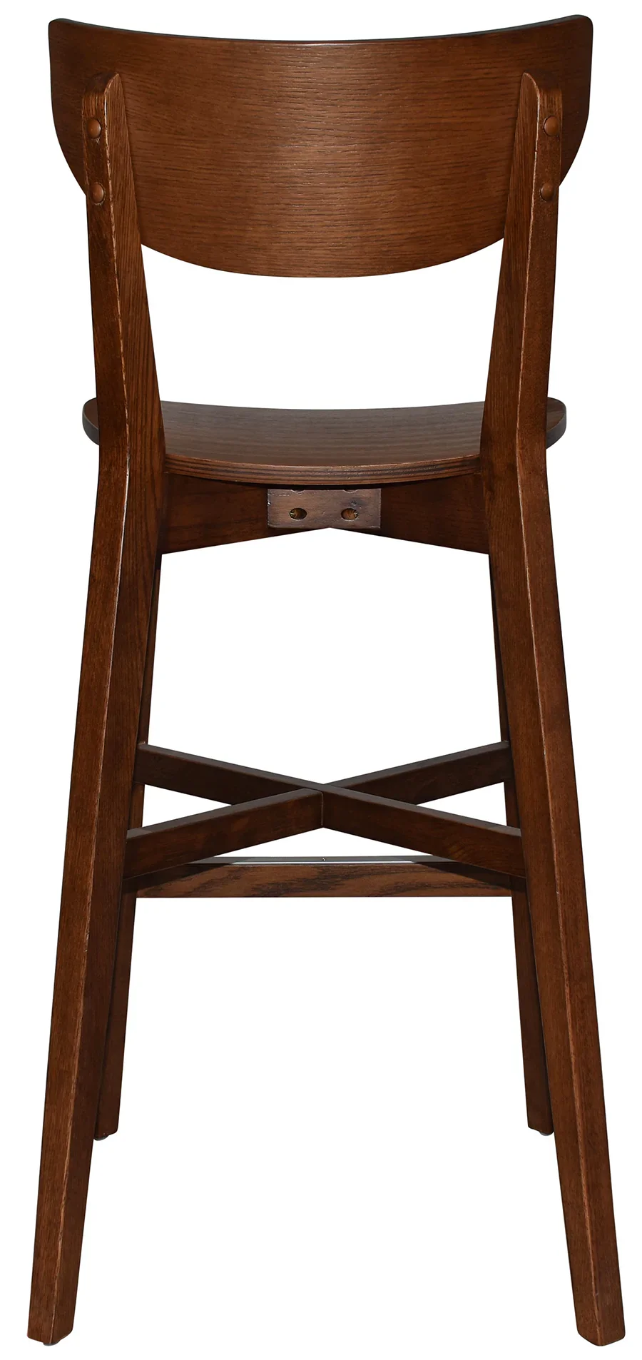 EZ Rialto Light Walnut Stained Solid Timber Framed Barstool