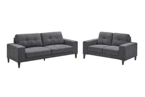 VI Club Fabric Upholstered 3 Seater + 2 Seater Lounge Set thumbnail 9