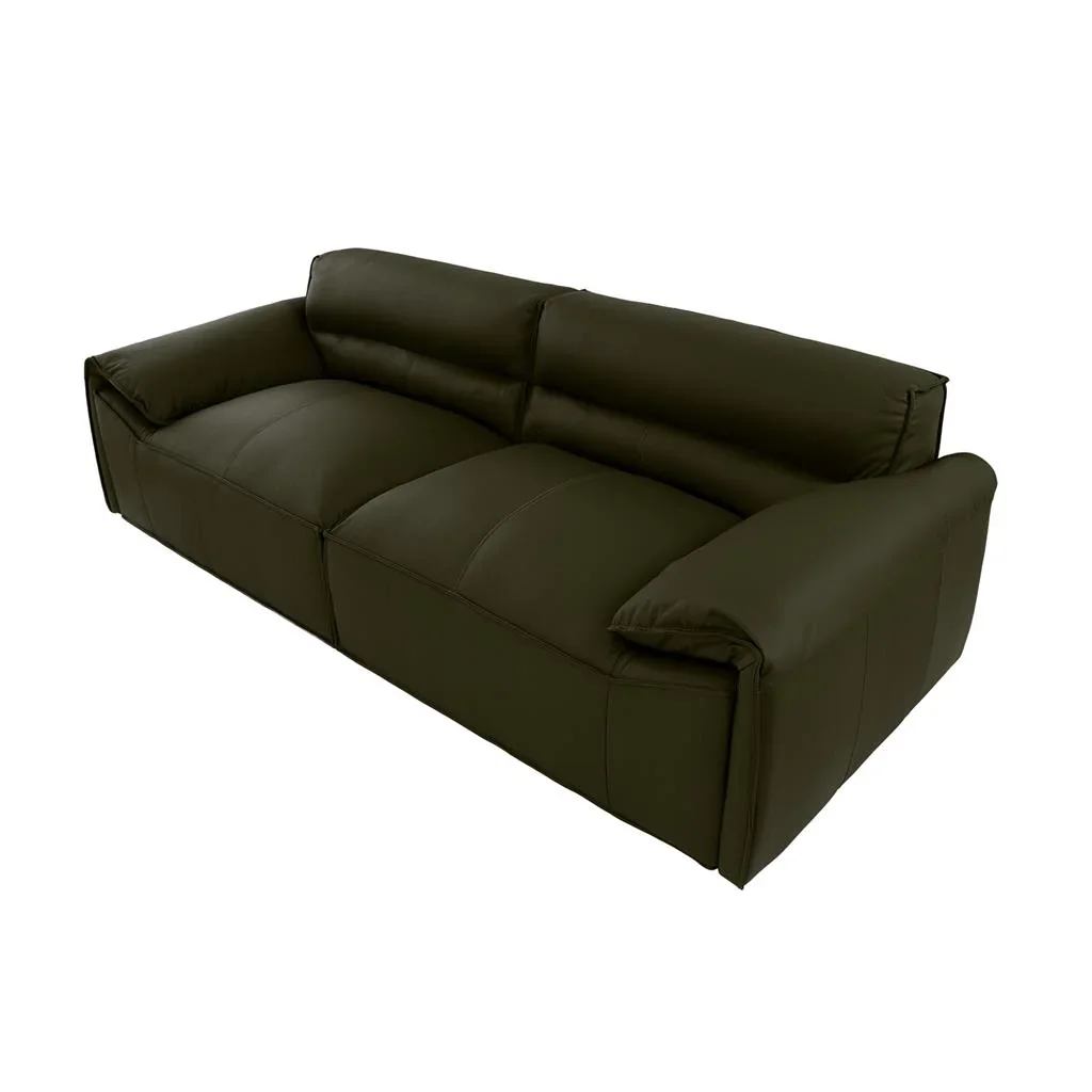 VI Zander Leather 2 Seaters Sofa