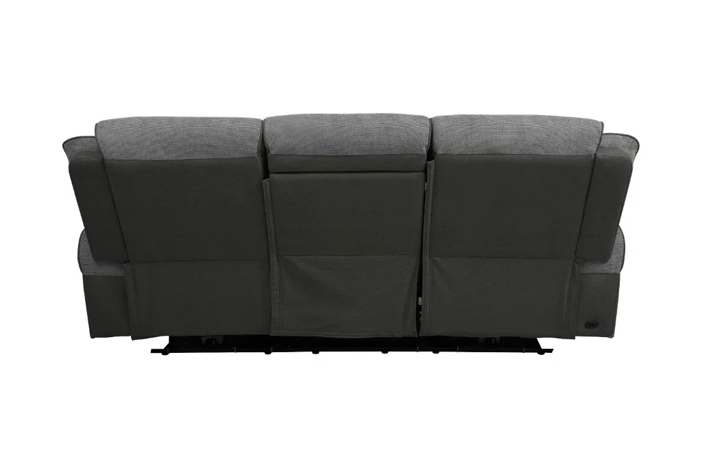 VI Angus Fabric Upholstered 3 Seater Electric Recliner Sofa