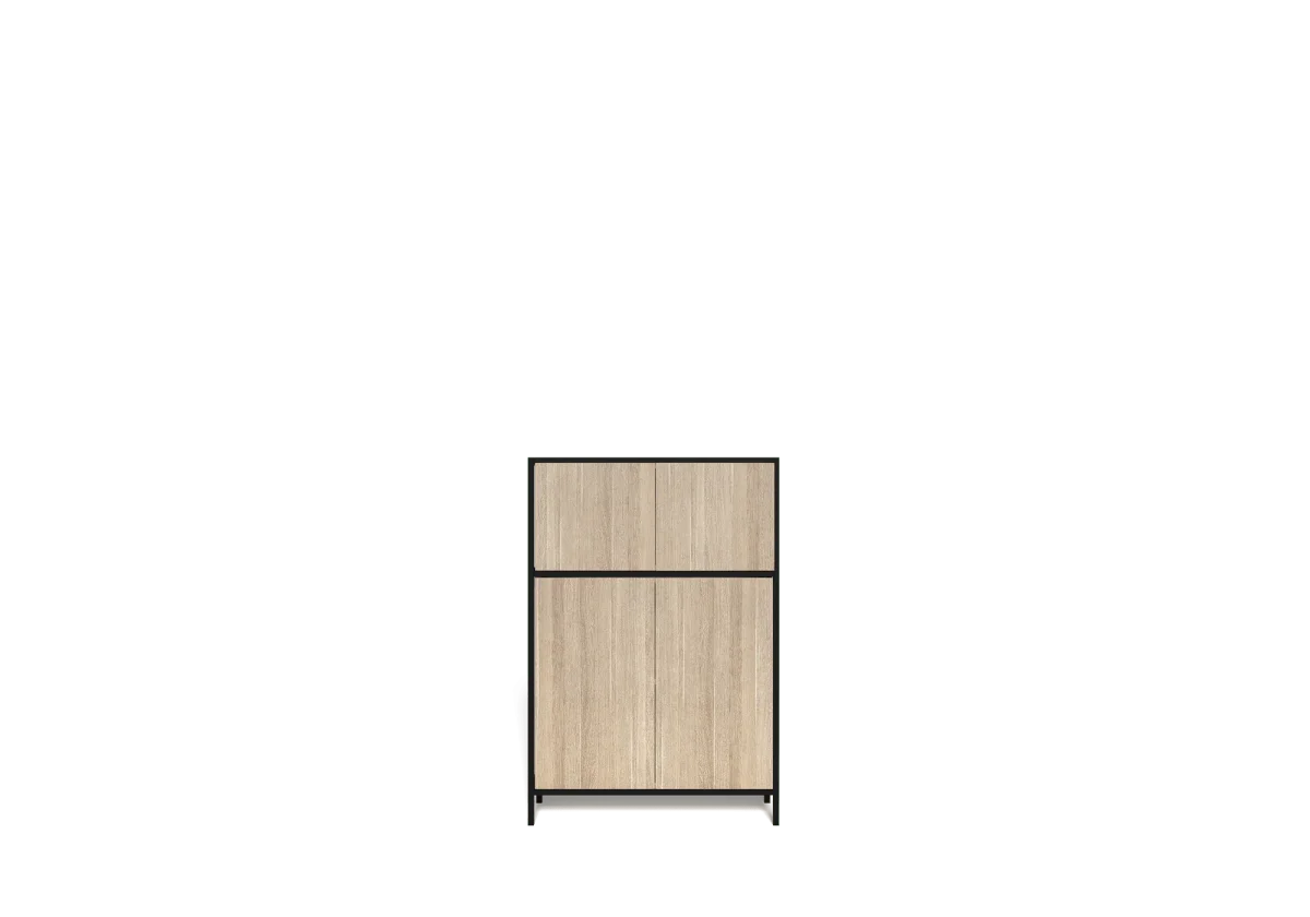 OL Rhodes 4 Door 1 Bay Credenza