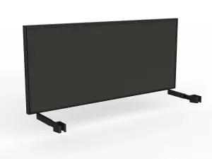 OL Studio Deskmount Screen for Agile Individual Desk – Splice Fabric Black Frame thumbnail 8