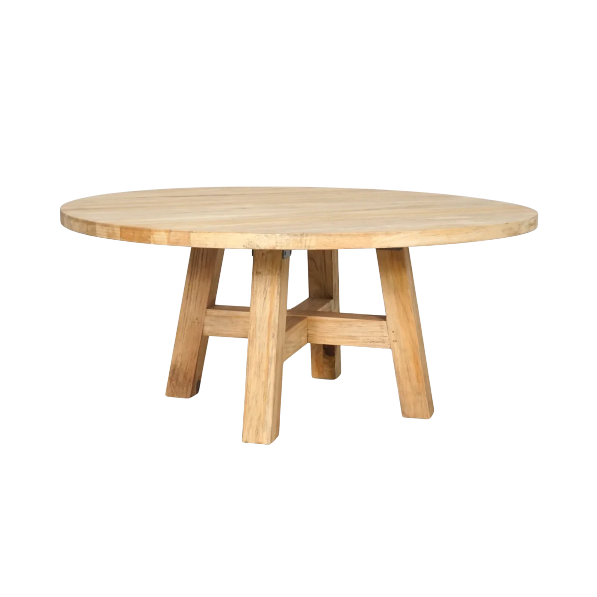 CR Sonoma Solid Timber Round Coffee Table