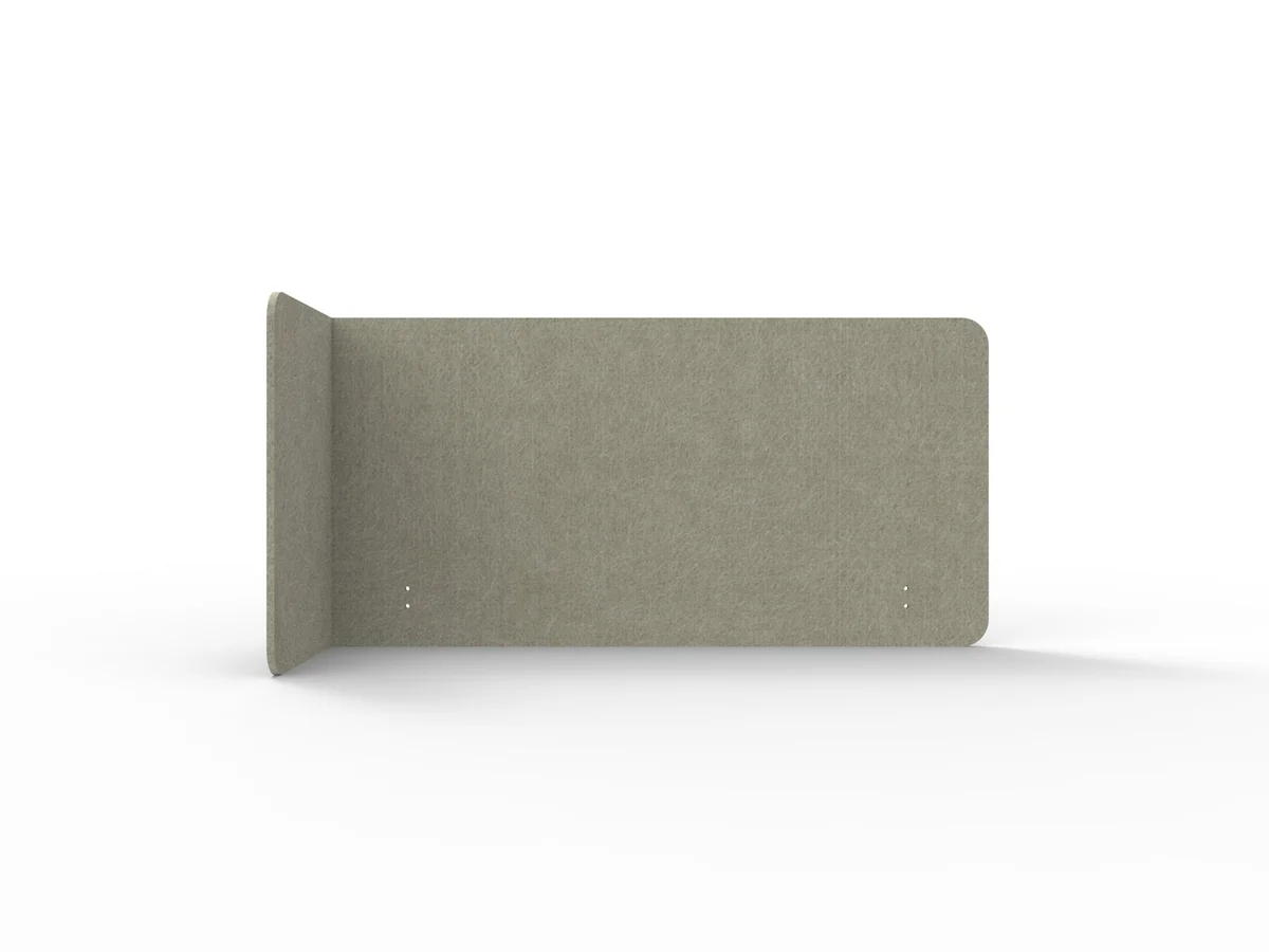 RL Acouline  Quarter Left End Wrap Screen for Workstation