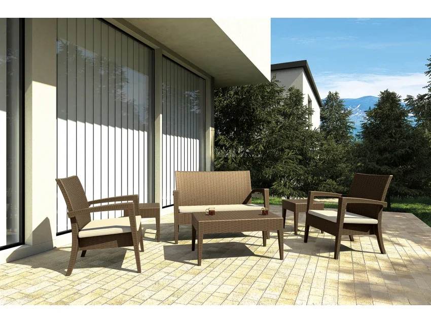 FL Miami Tequila Hospitality Outdoor Lounge Sofa Set