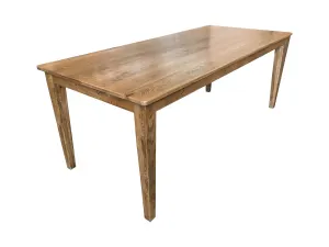 MF Solid Oak Timber Dining Table thumbnail 1