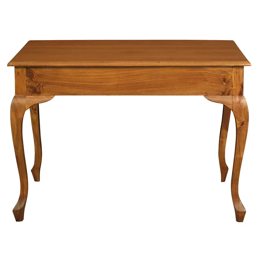 CT Queen Anne Solid Timber 2 Drawer Desk