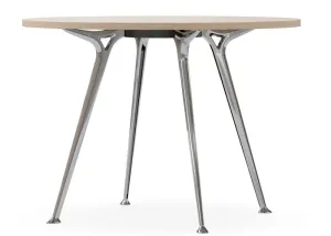 DD Kato Chrome Legs Round Meeting Table thumbnail 1