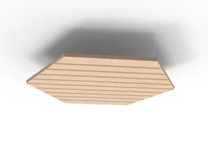 RL Acouline V Groove Hive Hexagonal Hanging Ceiling Panels thumbnail 1