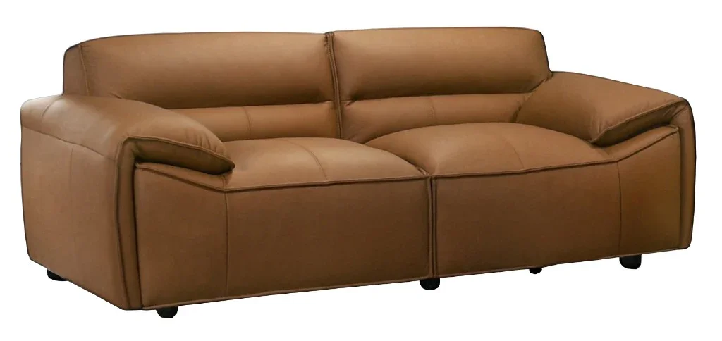 VI Zander Leather 2 Seaters Sofa